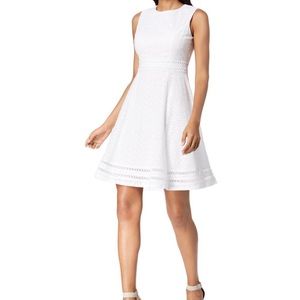 Calvin Klein white midi dress